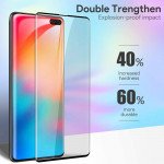 Wholesale Galaxy S10 [Updated Version] Fingerprint Sensor 3D Glass High Response Case Friendly Full Adhesive Glue Tempered Glass Screen Protector with Installation Kit (Black Edge)